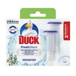 Rezerva cu gel, pentru vasul toaletei, 2x36ml, twin active eucalyptus, Duck Fresh Discs