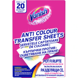 Servetele anti-transfer de culoare, 20 buc/cutie, Vanish