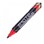 Marker permanent, varf rotund 1.5mm, rosu, Deli Mate