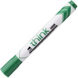 Marker whiteboard, varf rotund 2.0mm, verde, Deli