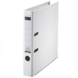 Biblioraft plastifiat A4, 50mm, 180 grade, alb, Leitz