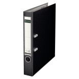 Biblioraft plastifiat A4, 50mm, 180 grade, negru, Leitz