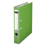 Biblioraft plastifiat A4, 50mm, 180 grade, verde deschis, Leitz