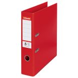 Biblioraft plastifiat int-ext A4, 75mm, rosu, Esselte Standard No.1
