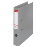 Biblioraft plastifiat int-ext A4, 50mm, gri, Esselte Standard No.1