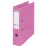 Biblioraft plastifiat int-ext A4, 75mm, violet, Esselte Standard No.1 Solea