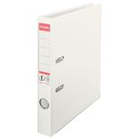 Biblioraft plastifiat int-ext A4, 50mm, alb, Esselte Standard No.1 Vivida