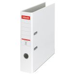 Biblioraft plastifiat A4, 75mm, alb, Esselte Economy