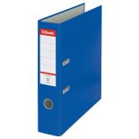 Biblioraft plastifiat A4, 75mm, albastru, Esselte Economy