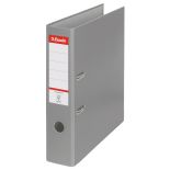 Biblioraft plastifiat A4, 75mm, gri, Esselte Economy