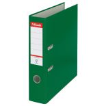 Biblioraft plastifiat A4, 75mm, verde, Esselte Economy