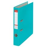 Biblioraft plastifiat A4, 50mm, turcoaz, Esselte Economy