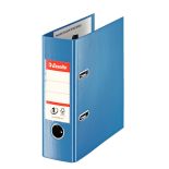 Biblioraft plastifiat int-ext A5, 75mm, albastru, Esselte Standard No.1 Vivida
