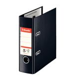 Biblioraft plastifiat int-ext A5, 75mm, negru, Esselte Standard No.1 Vivida