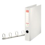 Caiet mecanic A4, 4 inele/D40mm, 60mm, alb, Esselte Jumbo
