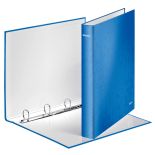 Caiet mecanic A4, 4 inele/D25mm, albastru metalizat, Leitz Wow