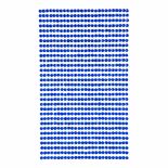 Strasuri/pietre adezive, Ø 3mm, 806 buc/set, albastru, Dp Craft