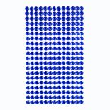 Strasuri/pietre adezive, Ø 6mm, 260 buc/set, albastru, Dp Craft