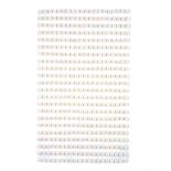 Perle adezive, Ø 4mm, 440 buc/set, ivoire iridiscent, Dp Craft