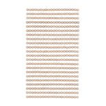 Perle adezive, Ø 4mm, 440 buc/set, bej, Dp Craft