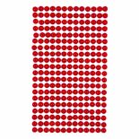 Perle adezive, Ø 6mm, 260 buc/set, rosu, Dp Craft
