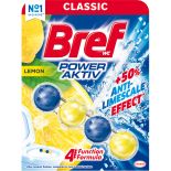 Odorizant pentru vasul toaletei, 50g, lemon, Bref Power Aktiv