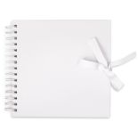Album scrapbooking 20.5x20.5cm, coperti cartonate 3mm, 40 coli 200g/mp, alb, Dp Craft