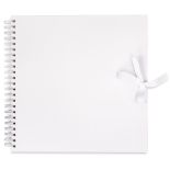 Album scrapbooking 30.5x30.5cm, coperti cartonate 3mm, 40 coli 200g/mp, alb, Dp Craft