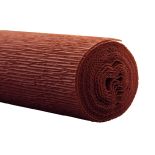 Hartie creponata floristica, 160g/mp, 50x250cm, rezistenta UV/apa, maro, Werola