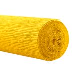 Hartie creponata floristica, 160g/mp, 50x250cm, rezistenta UV/apa, galben, Werola
