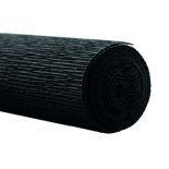 Hartie creponata floristica, 160g/mp, 50x250cm, rezistenta UV/apa, negru, Werola