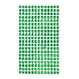 Strasuri/pietre adezive, Ø 6mm, 260 buc/set, verde, Dp Craft