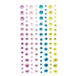 Strasuri/pietre adezive, Ø 3/4/5/6mm, 120 buc/set, pastel sweeties, Dp Craft