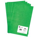 Fetru/pasla decorativa A4 (21x29.7cm), 2mm, 5 buc/set, verde, Dp Craft