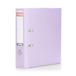 Biblioraft plastifiat A4, 75mm, lila, Arma