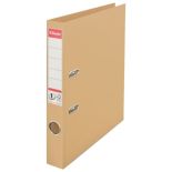 Biblioraft plastifiat int-ext A4, 50mm, nisipiu, Esselte Standard No.1
