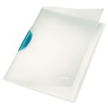 Dosar plastic cu clip, albastru deschis, Leitz ColorClip Magic