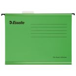 Dosar carton suspendabil, verde, Esselte Classic