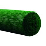 Hartie creponata floristica, 160g/mp, 50x250cm, rezistenta UV/apa, verde inchis, Werola