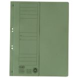 Dosar carton cu capse 1/2, verde, Elba