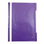 Dosar plastic cu sina si perforatii, mov, Noki