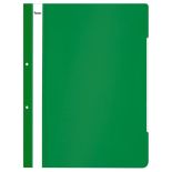 Dosar plastic cu sina si perforatii, verde, Noki