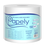 Rola prosop hartie Papely, 2 straturi, 150m/rola, alb