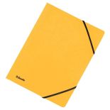 Mapa carton A4, cu elastic, galben, Esselte Rainbow