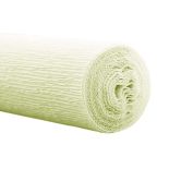 Hartie creponata floristica, 160g/mp, 50x250cm, rezistenta UV/apa, alb antic, Werola