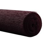 Hartie creponata floristica, 160g/mp, 50x250cm, rezistenta UV/apa, maro ciocolata, Werola