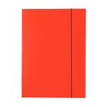 Mapa carton A4, cu elastic, rosu, Esselte Economy