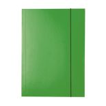 Mapa carton A4, cu elastic, verde, Esselte Economy