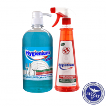 Curatenie si dezinfectare - Pachet dezinfectanti - 2 produse Hygienium