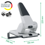 Capsatoare, perforatoare si tackere - Perforator de mare capacitate, 65 coli, metal, albastru, Leitz 5180 thumbnail